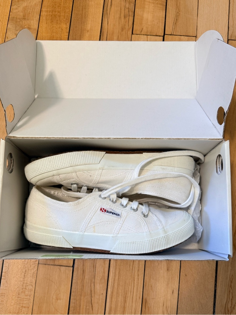 Superga Cotu Classic White Low-Top Sneakers
